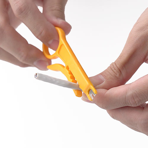 LANケーブル皮むき工具（簡易皮むき・パンチダウン機能付き・直径5～6.2mm対応・イエロー）
