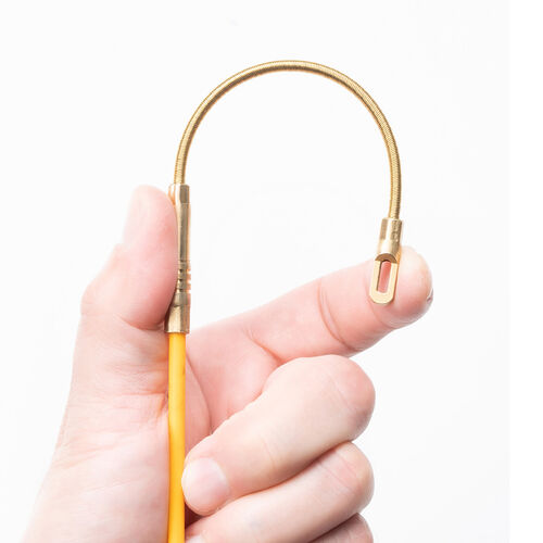 通線ワイヤー（通線ロッド・ジョイントタイプ・1m・10本セット・最大10m・ロッド径4mm・グラスファイバー製・配線通し・配線ガイド・先端アタッチメント付き・持ち運び・収納ケース付き）