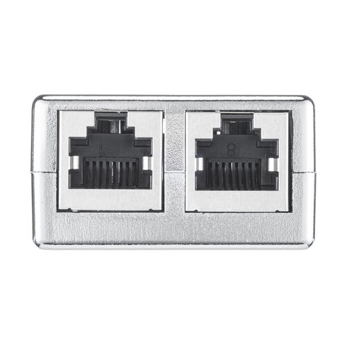 LANケーブル2分岐アダプタ（配線2分割タイプ・延長配線用・RJ45コネクタ・CAT5・STPケーブル対応）