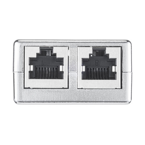 LANケーブル2分岐アダプタ（配線共有タイプ・延長配線用・RJ45コネクタ・CAT5e・STPケーブル対応）