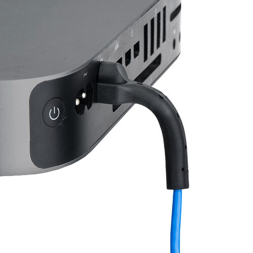 LANケーブル（カテゴリ6A・コネクタ曲げ固定・ツメ折れ防止・上下左右固定・コネクタ屈曲・フレキシブル・2m・ブルー）