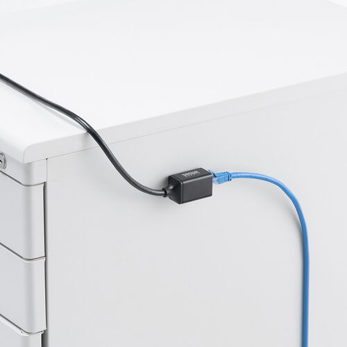 延長LANケーブル（カテ6A・STP・マグネット付き・3m）