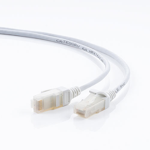 LANケーブル 抗菌LANケーブル カテゴリ6A スリム 細径 より線 ツメ折れ防止 1m