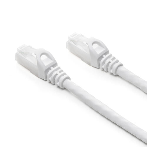 ツメ折れ防止LANケーブル（カテゴリ6A・50cm・柔らか爪タイプ・爪折れ防止カバー・PoE対応・ホワイト）