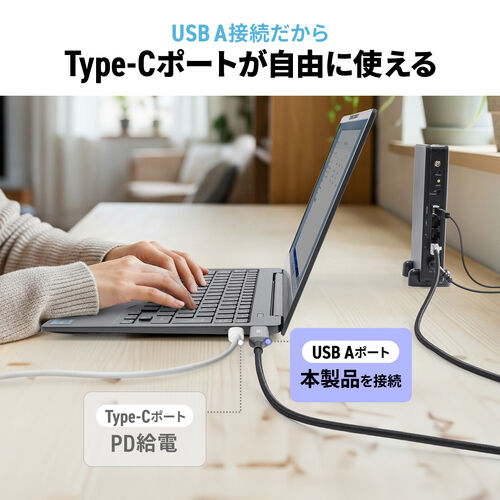 USB A LAN変換ケーブル（1m・カテゴリ6・1Gbps・ギガビット・A to LAN・MACアドレスパススルー対応・ビデオ通話・動画視聴）