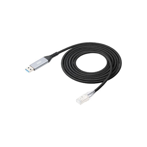 USB A LAN変換ケーブル（2m・カテゴリ6・1Gbps・ギガビット・A to LAN・MACアドレスパススルー対応・ビデオ通話・動画視聴）