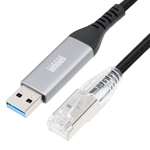 USB A LAN変換ケーブル（2m・カテゴリ6・1Gbps・ギガビット・A to LAN・MACアドレスパススルー対応・ビデオ通話・動画視聴）