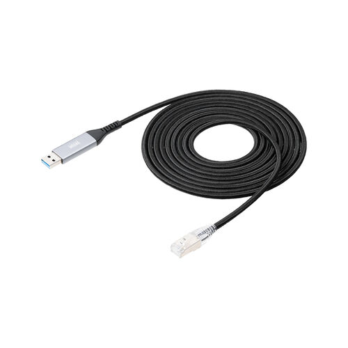 USB A LAN変換ケーブル（3m・カテゴリ6・1Gbps・ギガビット・A to LAN・MACアドレスパススルー対応・ビデオ通話・動画視聴）