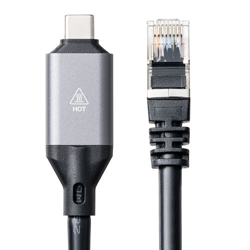 タイプC-LAN変換ケーブル（3m・カテ6・1Gbps・ギガビット・CtoLAN・アダプタ不要・MACアドレスパススルー・ビデオ通話・ゲーム・変換・有線・apple・macアドレス） LAN6KC03