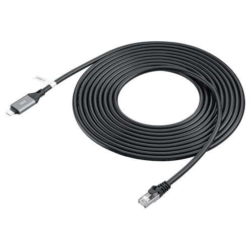 USB Type-C LAN変換ケーブル（5m・カテゴリ6・1Gbps・ギガビット・C to LAN・アダプタ不要・MACアドレスパススルー対応・ビデオ通話・ゲーム）