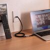 USB Type-C LAN変換ケーブル（カテゴリ6・1Gbps・ギガビット・1m ・磁石でまとまる・フラットケーブル・ドライバ不要・MACアドレスパススルー対応）