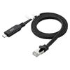 USB Type-C LAN変換ケーブル（カテゴリ6・1Gbps・ギガビット・1m ・磁石でまとまる・フラットケーブル・ドライバ不要・MACアドレスパススルー対応）