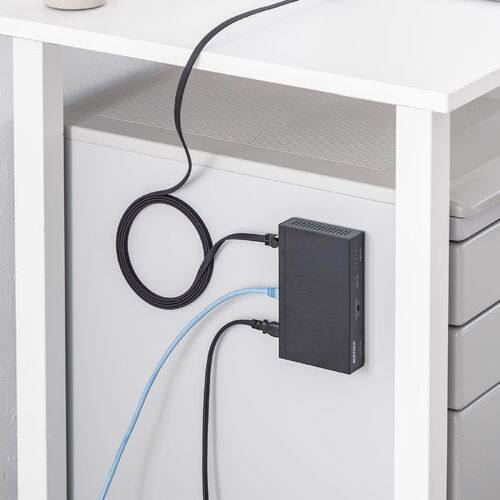 USB Type-C LAN変換ケーブル（カテゴリ6・1Gbps・ギガビット・1m ・磁石でまとまる・フラットケーブル・ドライバ不要・MACアドレスパススルー対応）
