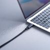 USB Type-C LAN変換ケーブル（カテゴリ6・1Gbps・ギガビット・2m・磁石でまとまる・フラットケーブル・ドライバ不要・MACアドレスパススルー対応）