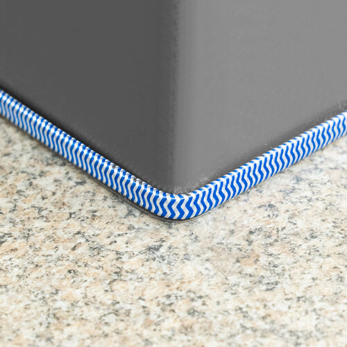 フラットCAT7 LANケーブル（カテゴリ7・フラットタイプ・メッシュ外皮・ 伝送速度10Gbps・伝送帯域600MHz・ツメ折れ防止カバー・2m）