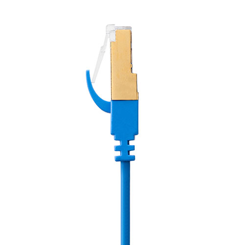 LANケーブル（カテ8・カテゴリー8・CAT8・40Gbps・2000MHz・フラット・エイリアンクロストーク・50cm）