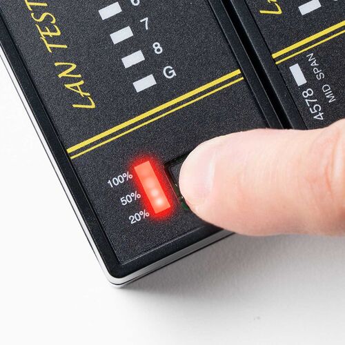 LANテスター（PoEチェッカー機能・RJ-45・RJ-11・親機/子機脱着可