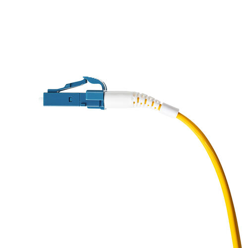 光ファイバケーブル(OS2・10GBASE-LR/ER/ZR規格・10Gbps・シングルモード・LC×2-SC×2・メガネ型・2芯・ショートブーツ・デュプレックス・SM・9μm・10m)