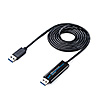 USB3.2/3.1 Gen1データリンクケーブル（Windows 10/Mac対応・パソコン/タブレット・データ移行・ドラッグ&ドロップ）