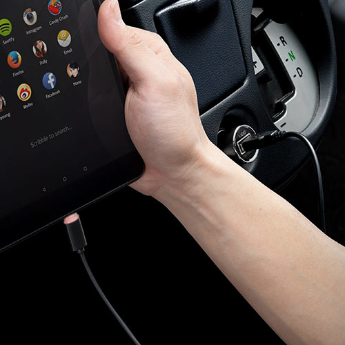 コネクタ両面対応Type-C充電ケーブル（急速充電可能・USB A/Type-C・ケーブル長1m・LED内蔵）