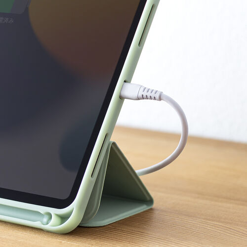 やわらか USB Type-Cケーブル（USB2.0・絡まない・USB PD 100W対応・CtoC・1m・ホワイト）