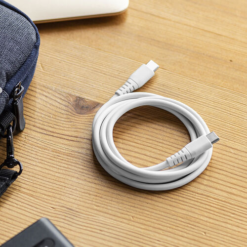 やわらか USB Type-Cケーブル（USB2.0・絡まない・USB PD 100W