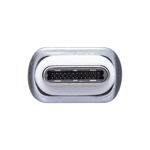 PD電力表示機能付き USB Type-Cケーブル（USB PD100W対応・e-marker搭載・1m・やわらかシリコンケーブル・USB2.0・充電・データ転送・スマホ タブレット・ホワイト）