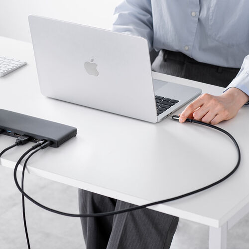 USB Type-Cケーブル（USB PD100W対応・電力表示機能付き・1.5m・USB 20Gbps・8K/60Hz対応・シリコンケーブル・充電 データ転送・映像伝送・iPhone 16対応）