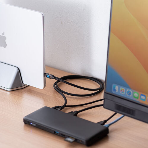 USB Type-Cケーブル（USB PD100W対応・電力表示機能・1m・USB4・USB 20Gbps・8K/60Hz対応・シリコンケーブル・充電 データ転送・映像伝送・iPhone 16対応）
