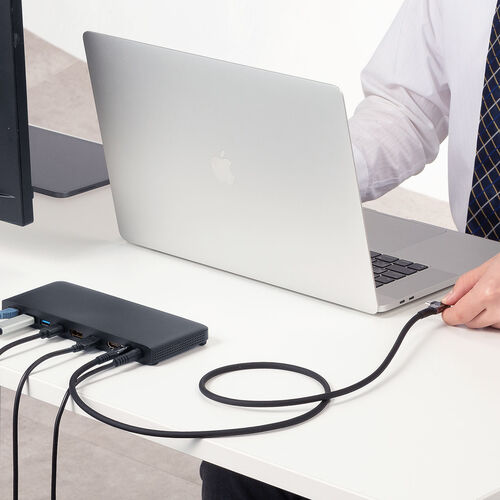 USB Type-Cケーブル（W数表示機能付き・USB4・8K/60Hz・L字コネクタ・映像伝達可能・PD100W対応・1m・シリコンケーブル・充電・データ転送・スマホ タブレット ）