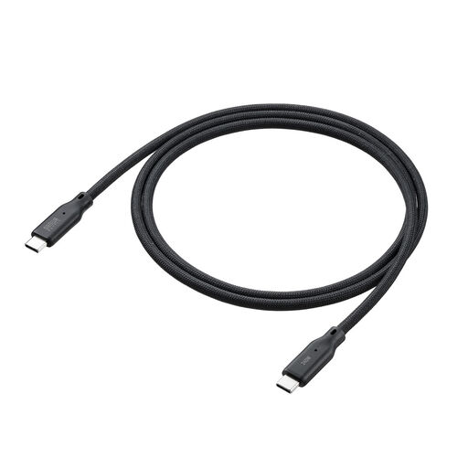 マグネットケーブル（USB Type-Cケーブル・急速充電・PD240Ｗ・まとまりやすい・データ転送・480Mbps・iPhone16対応・1m・ブラック）