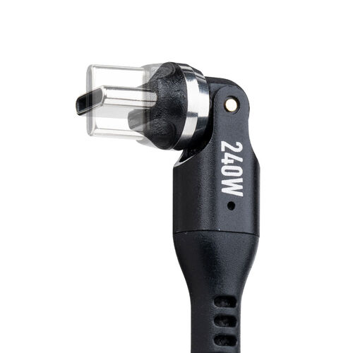USB Type-Cケーブル（PD240W・L字・全方向対応ケーブル・両端