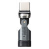 USB-C 変換アダプタ（540°回転・PD240W・上下左右・全方向対応・L字/L型コネクタ・USB2.0・急速充電・Type-C・方向変換・ガンメタリック）