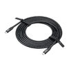 USB Type-Cケーブル（3m・Type-C映像出力対応・USB PD75W対応・4K/60Hz・Altモード・5Gbps・充電・データ転送・ブラック・電子黒板）