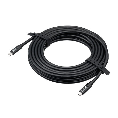 USB Type-Cケーブル（7m・Type-C映像出力対応・USB PD75W対応・4K/60Hz・Altモード・5Gbps・充電・データ転送・ブラック・電子黒板）