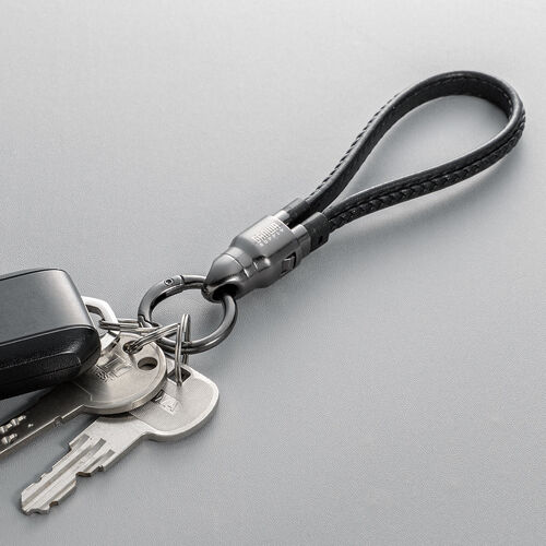 USBケーブル（USB Type-C ストラップ・急速充電・PD240W対応・ハンドストラップ・iPhone16・22cm・ブラック）