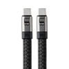 USBケーブル（USB Type-C ストラップ・急速充電・PD240W対応・ハンドストラップ・iPhone16・22cm・ブラック）