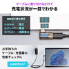 USB-C 変換アダプタ（L字・電力表示機能・USB 40Gbps・PD 140W・映像出力・8K・60Hz・L型・方向変換・Type-C・クリアカラー・スケルトンデザイン）