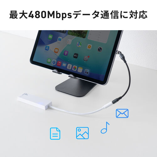 USB-C 変換アダプタケーブル（540°回転・PD240W・上下左右・全方向対応・L字・L型・コネクタ・USB2.0・急速充電・Type-C・方向変換・ガンメタリック）