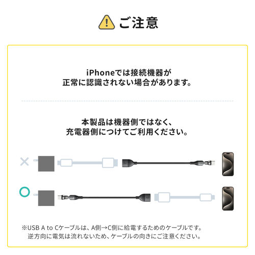 USB A to C 変換アダプタケーブル（540°回転・上下左右・全方向対応・L字/L型コネクタ・USB2.0 Type-Cオス-USB Aメス・方向変換・ガンメタリック）