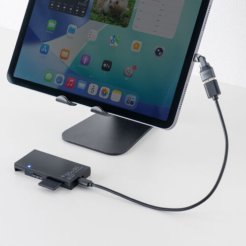 USB A to C 変換アダプタ(540°回転・上下左右・全方向対応・ L字・L型コネクタ・USB2.0・Type-Cオス-USB Aメス・方向変換・ブラック）