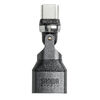 USB A to C 変換アダプタ(540°回転・上下左右・全方向対応・ L字・L型コネクタ・USB2.0・Type-Cオス-USB Aメス・方向変換・ブラック）