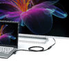 USB Type-C 延長ケーブル （L字コネクタ・PD100W・映像出力・4K60Hz・Altモード・USB5Gbps・高速通信・3重シールド構造・1m）
