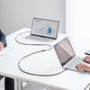 USB Type-C 延長ケーブル（PD100W・映像出力・4K60Hz・Altモード・USB5Gbps・高速通信・3重シールド構造・1m）