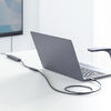 USB Type-C 延長ケーブル（PD100W・映像出力・4K60Hz・Altモード・USB5Gbps・高速通信・3重シールド構造・1m）