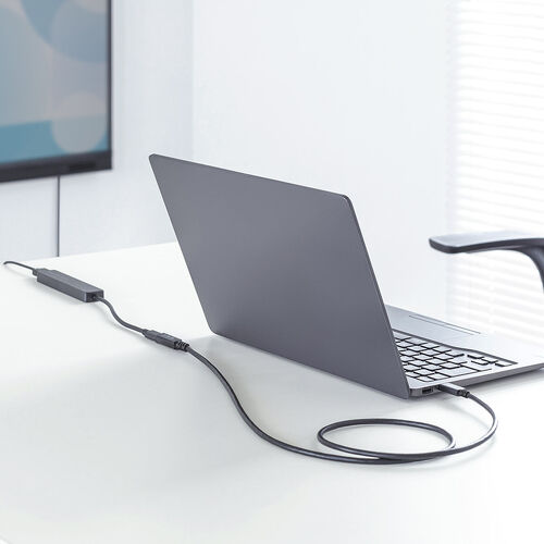 USB Type-C 延長ケーブル（PD100W・映像出力・4K60Hz・Altモード・USB5Gbps・高速通信・3重シールド構造・1m）