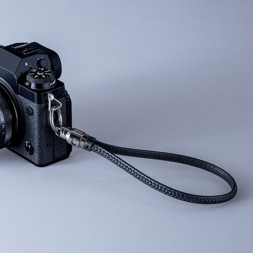 USBケーブル（USB Type-C・ストラップ・急速充電・PD240W対応・リストストラップ・PUレザー・手首に通せる・ハンドストラップ・約32cm・スマホ・PC充電・ブラック）