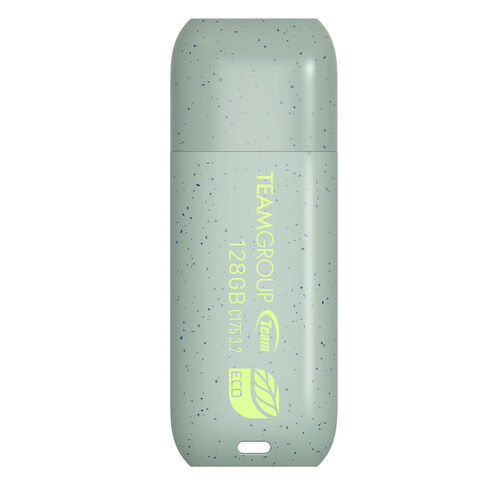 USBメモリ（128GB・エコ・再生プラスチック・USB 3.2・Gen1・キャップ式・RoHS・環境保護認証・SDGs・C175・ECO・Team製）