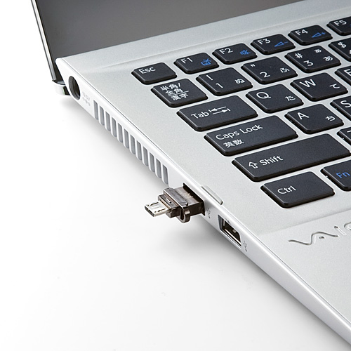 スマートフォン・タブレットPC対応 USBメモリ 32G（超小型・Android・USBホストWin8・Mac OS X対応・PQI製）