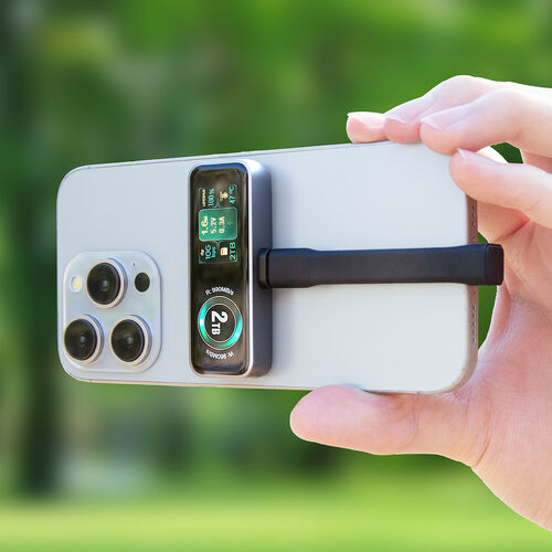 外付けSSD（・2TB・冷却ファン内蔵・液晶画面付き・タイプC・USB3.2Gen2・コンパクト・ポータブル・PD充電対応・バックアップ・超小型・読込990MB/s・書込960MB/s）